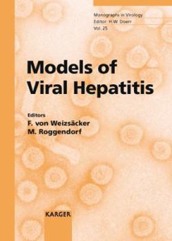 Hardcover Models Of Viral Hepatitis (Monographs in Virology) Book