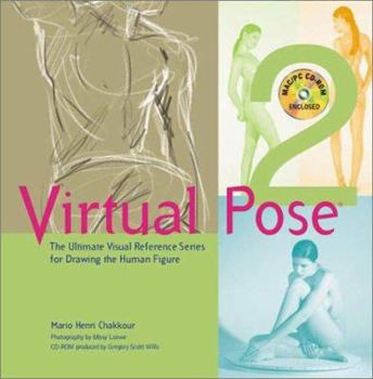 Hardcover Virtual Pose 2: The Ultimate Visual Reference Series for Drawing the Human Figure [With CDROM] Book