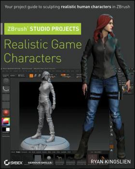 Paperback ZBrush Studio Projects: Realistic Game Characters Book