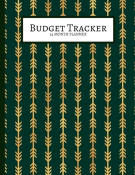 Paperback Budget Tracker: Budget Planner/Expense Organizer For Financial Tracking - 56 Pages - 8.5 x 11 (24 Month Bill Organizer, Notebook, Jour Book