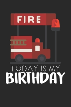 Fire its my Birthday: Löschen Geschenk Notebook Wochenplaner weekly planner DIN A5 120 Seiten