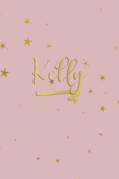 Paperback Kelly: Personalized Journal to Write In - Rose Gold Line Journal Book