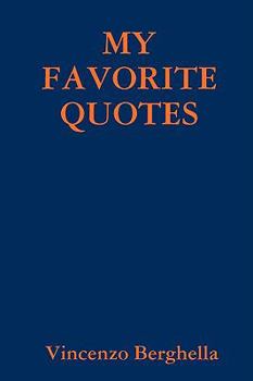Paperback My favorite quotes Book