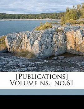 Paperback [publications] Volume Ns., No.61 Book