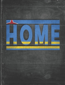 Home: Aruba Flag Personalized Retro Gift for Aruban Retired Coworker Friend Party  Undated Planner Daily Weekly Monthly Calendar Organizer Journal