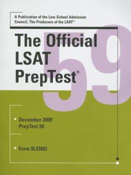 Paperback The Official LSAT PrepTest: Form 9LSN82 Book