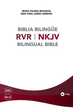 Biblia Bilingüe, Reina-Valera 1960 RVR60 con King James Version KJV, imitación piel, carbon
