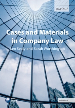 Paperback Cases and Materials in Company Law Book