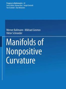 Paperback Manifolds of Nonpositive Curvature Book