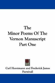 Paperback The Minor Poems Of The Vernon Manuscript Part One Book