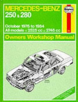 Hardcover Mercedes-Benz 280 Automotive Repair Manual (1977 - 1984) Book
