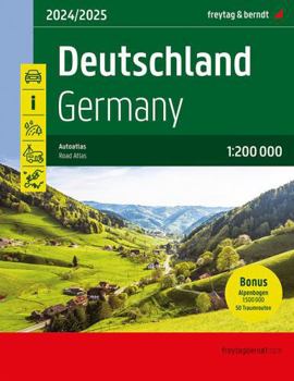 Paperback Germany, road atlas 1:200,000 Book