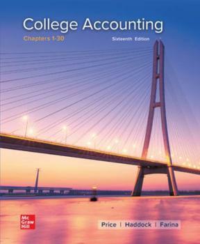 Hardcover Cus College Accounting, Chapters 1-30, Print Edition Book