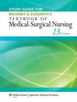 Paperback Study Guide for Brunner & Suddarth's Textbook of Medical-Surgical Nursing Book