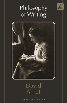 Hardcover Philosophy of Writing Book