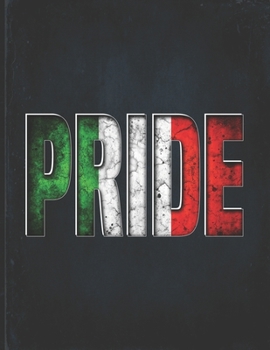 Pride: Italy Heritage Gift for Italian Coworker from Rome  Undated Planner Daily Weekly Monthly Calendar Organizer Journal