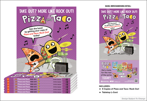 Hardcover Pizza and Taco: Rock Out! 6-Copy Prepack with l-Card Spring 2023 Book