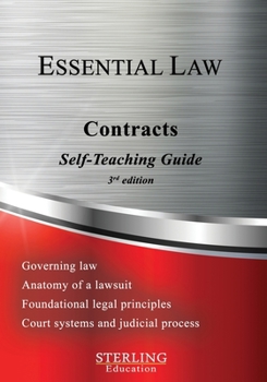 Paperback Contracts: Essential Law Self-Teaching Guide Book