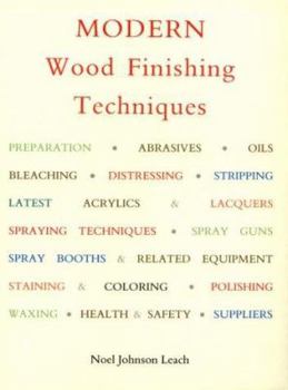 Paperback Modern Wood Finishing Techniques Book