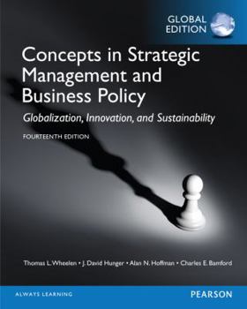 Paperback Concepts in Strategic Management and Business Policy, Global Edition Book