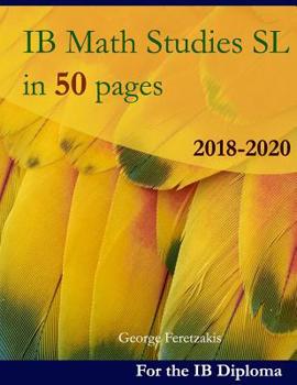 Paperback IB Math Studies in 50 pages: 2018-2020 Book