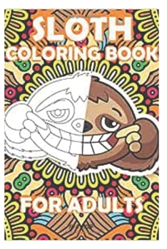 Paperback sloth coloring book for kids: 3-9 years old Book