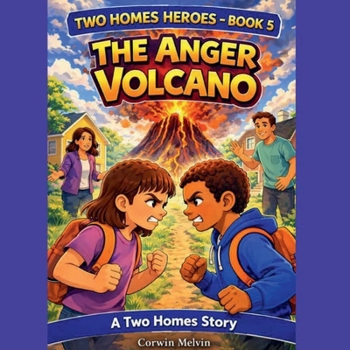 Paperback TWO HOMES HEROES - BOOK 5 - THE ANGER VOLCANO: A Two Homes Heroes Story Book