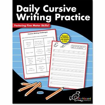 Creative Teaching Press Creative Teaching Daily Cursive Writing Practice Activity Workbook (Fostering fine Motor Skills)