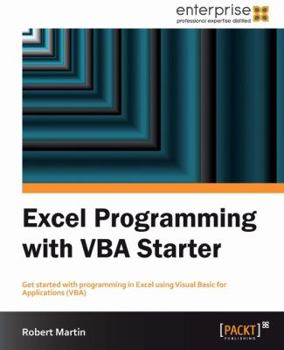 Paperback Excel Programming with VBA Starter Book