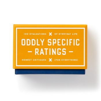 Cards Oddly Specific Ratings Book