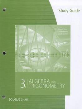 Paperback Study Guide for Stewart/Redlin/Watson's Algebra and Trigonometry, 3rd Book