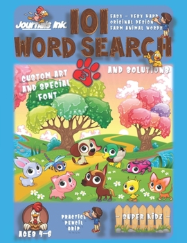 101 Word Search for Kids 3: SUPER KIDZ Book. Children - Ages 4-8 (US Edition). Baby Friends. Farm Animals Words with custom art interior. 101 Puzzles ... - Farm Animals Word Search for Kids)