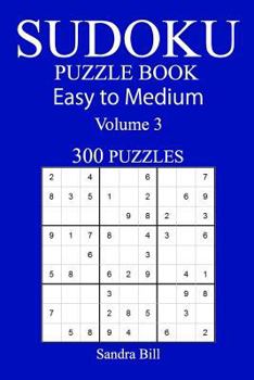 Paperback 300 Easy to Medium Sudoku Puzzle Book