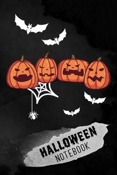Halloween Notebook: Lined Notebook for Halloween Fans or the Planning of a Halloween Party | 6 x 9 inches |120 sites | lined | Halloween themed design ... notebook for school, university or work