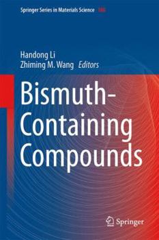 Hardcover Bismuth-Containing Compounds Book