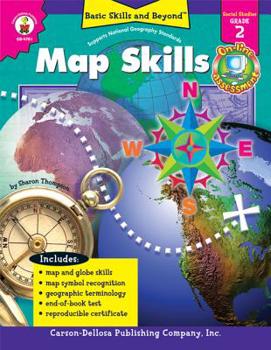 Paperback Map Skills, Grade 2 Book