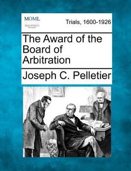Paperback The Award of the Board of Arbitration Book