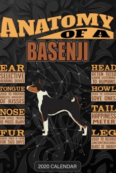 Anatomy Of A Basenji: Basenji 2020 Calendar - Customized Gift For Basenji Dog Owner