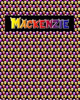 Paperback 120 Page Handwriting Practice Book with Colorful Alien Cover Mackenzie: Primary Grades Handwriting Book