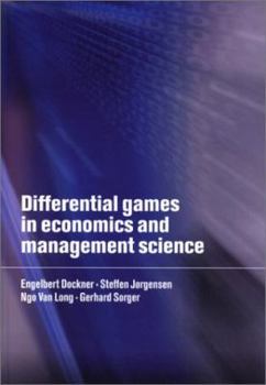 Hardcover Differential Games in Economics and Management Science Book