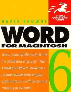 Paperback Word 6 Mac VIS QuickStart Guide Book