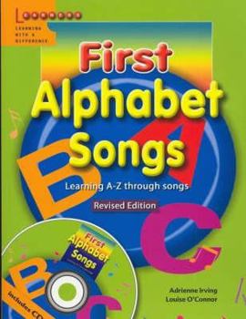 Paperback First Alphabet Song W/CD: Learning A-Z Through Songs Book