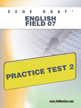Paperback Ceoe Osat English Field 07 Practice Test 2 Book
