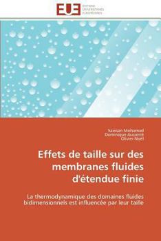 Paperback Effets de Taille Sur Des Membranes Fluides d'Étendue Finie [French] Book