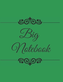 Paperback Big Notebook: 8 Vol 400 Page Desk Classic College Journal Which Is Heavy Big Notebook Is For All Writing Styles And Writing Implemen Book