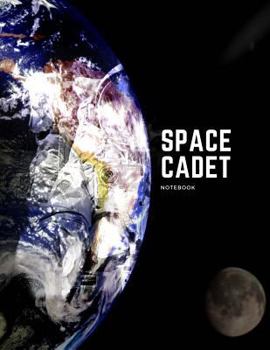 Paperback Space Cadet Notebook: College Ruled, 200 pages, 8.5 X 11, One Subject Notebook Book