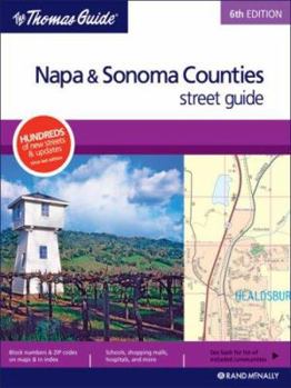 Spiral-bound The Thomas Guide Napa Sonoma Counites Street Guide Book