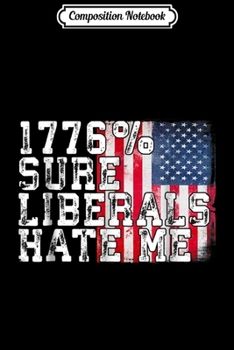 Paperback Composition Notebook: I'm Not a Liberal - Conservative Anti-Liberal Journal/Notebook Blank Lined Ruled 6x9 100 Pages Book