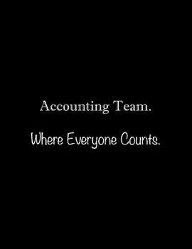 Paperback Accounting Team. Where Everyone Counts: Line Notebook Handwriting Practice Paper Workbook Book