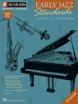 Paperback Early Jazz Standards: Jazz Play-Along Volume 24 Book